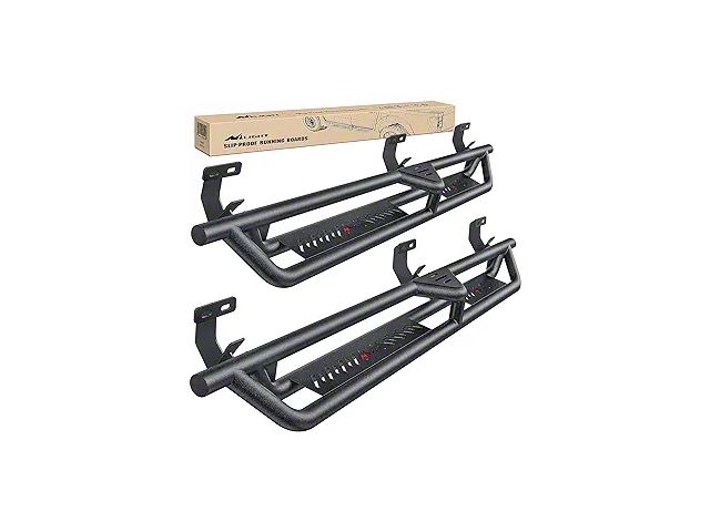 Nerf Side Step Bars; Black (09-18 RAM 1500 Quad Cab)