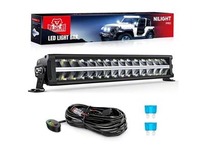 19-Inch LED Light Bar with DRL; Anti-Glare Flood/Spot Combo (Universal; Some Adaptation May Be Required)