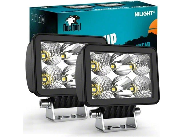 3.30-Inch LED Lights; Spot/Flood Combo Beam (Universal; Some Adaptation May Be Required)