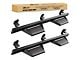 4-Inch Drop Side Step Bars; Black (10-24 RAM 2500 Crew Cab)