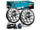 5.70-Inch Round 5D Pro Night Vision LED Lights; Flood Beam (Universal; Some Adaptation May Be Required)