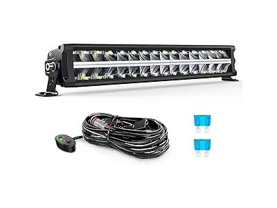 16-Inch LED Light Bar with DRL; Anti-Glare Flood/Spot Combo Beam (Universal; Some Adaptation May Be Required)