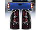 Euro Style Tail Lights; Chrome Housing; Smoked Lens (99-06 Silverado 1500 Fleetside)