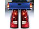 OE Style Tail Lights; Chrome Housing; Smoked Lens (03-06 Silverado 1500 Fleetside)