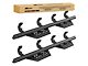 3.60-Inch Drop Side Step Bars; Black (20-24 Silverado 2500 HD Crew Cab)