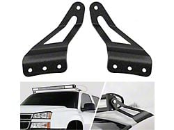 50-Inch Curved LED Light Bar Windshield Mounting Brackets (07-14 Silverado 2500 HD)