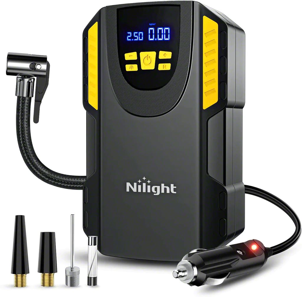 Nilight Silverado 3500 Portable Air Compressor with Digital Pressure ...