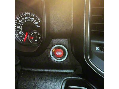 Nismopar TRX Red Ignition Push Start/Stop Button Upgrade (19-24 RAM 1500)