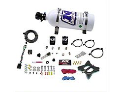 Nitrous Express 2-Valve Nitrous Plate System; 5 lb. Bottle (97-10 4.6L F-150)