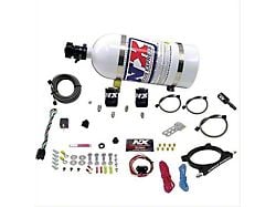 Nitrous Express High Output Nitrous Plate System; 10 lb. Bottle (20-25 7.3L F-350 Super Duty)