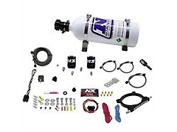 Nitrous Express High Output Nitrous Plate System; 5 lb. Bottle (20-25 7.3L F-350 Super Duty)