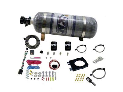 Nitrous Express HEMI 90mm Nitrous Plate System; 12 lb. Bottle (03-24 5.7L RAM 1500)