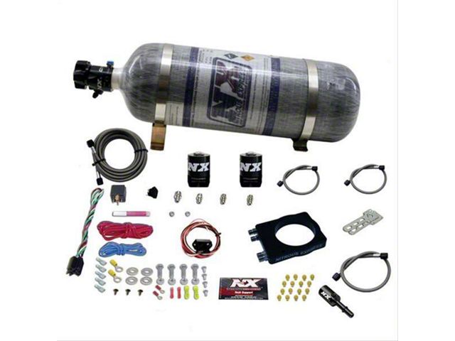 Nitrous Express HEMI Nitrous Plate System; 12 lb. Carbon Bottle (03-18 5.7L RAM 3500)