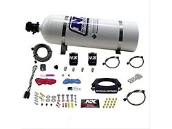 Nitrous Express LS 102mm Nitrous Plate System; 15 lb. Bottle (07-14 6.0L Sierra 2500 HD)