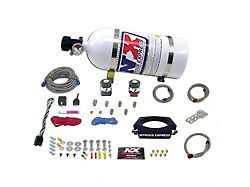 Nitrous Express LS 102mm Nitrous Plate System; 10 lb. Bottle (07-13 V8 Silverado 1500)