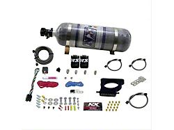 Nitrous Express LS 3-Bolt Nitrous Plate System; 12 lb. Carbon Bottle (99-06 4.8L, 5.3L, 6.0L Silverado 1500)