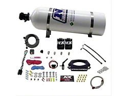 Nitrous Express Truck Nitrous Plate System; 15 lb. Bottle (14-25 6.2L Silverado 1500)