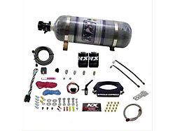 Nitrous Express Truck Nitrous Plate System; 12 lb. Carbon Bottle (15-25 6.2L Yukon)