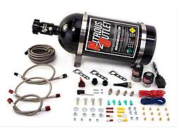 Nitrous Outlet Single Nozzle System; 10 lb. Bottle (03-18 5.7L RAM 3500)