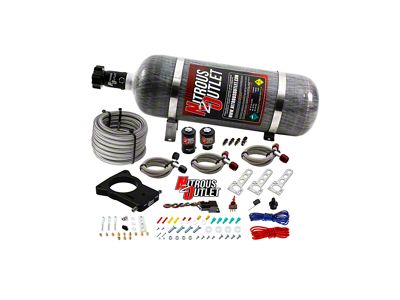 Nitrous Outlet 78mm LSX Truck Plate System; No Bottle (99-13 V8 Sierra 1500)