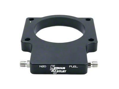 Nitrous Outlet 90mm LSX Truck Plate System; 15 lb. Bottle (99-13 V8 Sierra 1500)