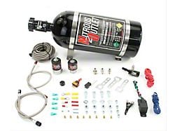 Nitrous Outlet Single Nozzle System; 15 lb. Bottle (14-25 V8 Silverado 1500)