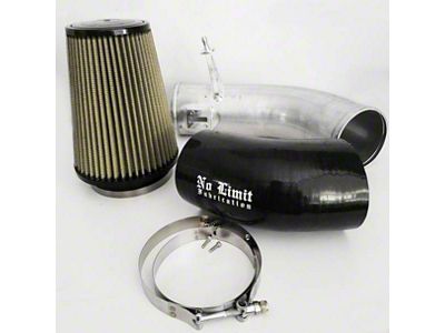 No Limit Fabrication Stage 1 Cold Air Intake with Pro-GUARD 7 Oiled Filter; Raw (17-19 6.7L PowerStroke F-250 Super Duty)