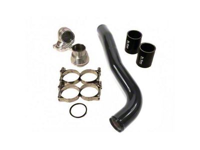 No Limit Fabrication Upper Coolant Hose Kit; Black (17-24 6.7L Powerstroke F-250 Super Duty)