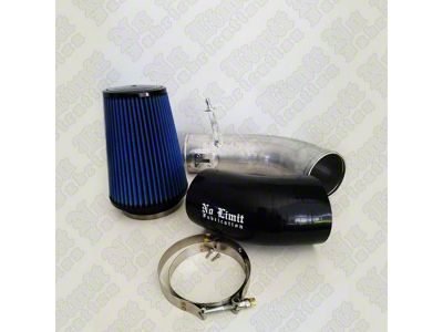 No Limit Fabrication Stage 1 Cold Air Intake with Pro 5R Oiled Filter; Polished (17-19 6.7L PowerStroke F-350 Super Duty)