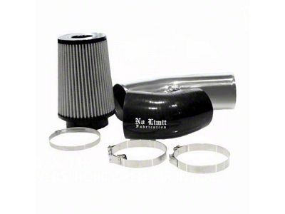 No Limit Fabrication Stage 1 Cold Air Intake with Pro DRY S Filter; Raw (20-22 6.7L PowerStroke F-350 Super Duty)