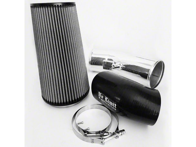 No Limit Fabrication Stage 2 Cold Air Intake with Pro DRY S Filter; Polished (11-16 6.7L Powerstroke F-350 Super Duty)