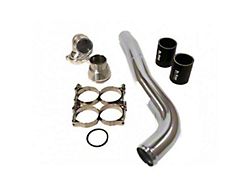 No Limit Fabrication Upper Coolant Hose Kit; Polished (17-24 6.7L Powerstroke F-350 Super Duty)