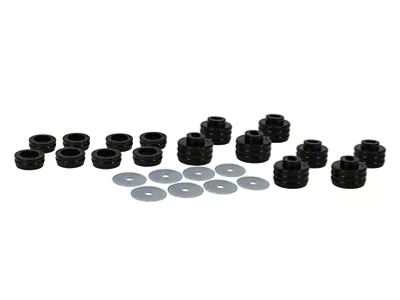 Nolathane Body Mount Bushing Kit; Re-Uses Factory Hardware (99-04 Sierra 1500 w/ Oval Body Mounts)