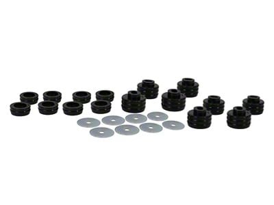 Nolathane Body Mount Bushing Kit; Re-Uses Factory Hardware (01-04 Sierra 2500 HD w/ Oval Body Mounts)