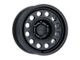 Nomad Wheels Convoy Satin Black 6-Lug Wheel; 17x8.5; -10mm Offset (07-13 Silverado 1500)