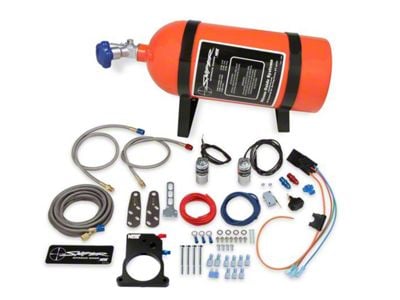 NOS Sniper Wet Nitrous System for 80mm 3-Bolt Throttle Body; Orange Bottle (01-12 6.0L, 6.2L Sierra 1500)