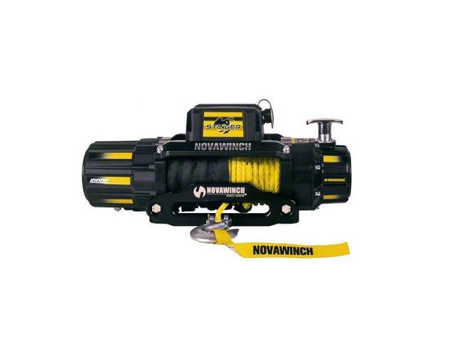 Novawinch Stinger 10,000 lb. Winch with Synthetic Rope (Universal; Some Adaptation May Be Required)