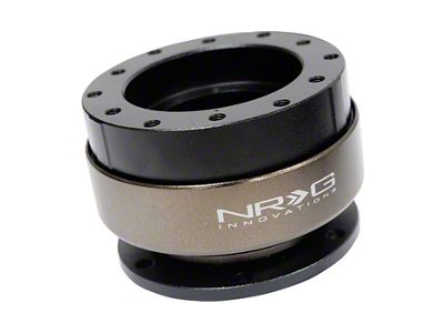 NRG Innovations Steering Wheel Hub Ball Bearing Quick Release; Black; SFI Approved (Universal; Some Adaptation May Be Required)