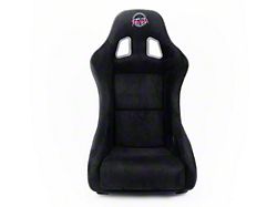 NRG Innovations Prisma Medium Bucket Seat; Black Alcantara (Universal; Some Adaptation May Be Required)