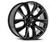 OE Revolution C-14 Gloss Black and Milled 6-Lug Wheel; 24x10; 30mm Offset (23-25 Canyon)