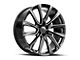 OE Revolution CAD-34 Gloss Black and Milled 6-Lug Wheel; 26x10; 31mm Offset (23-25 Canyon)