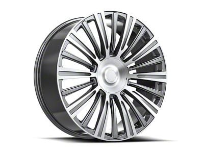 OE Revolution CAD-35 Gunmetal and Machined 6-Lug Wheel; 26x10; 31mm Offset (23-25 Canyon)