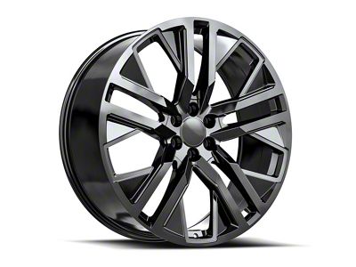 OE Revolution D-36 Gloss Black 6-Lug Wheel; 24x10; 31mm Offset (23-25 Canyon)