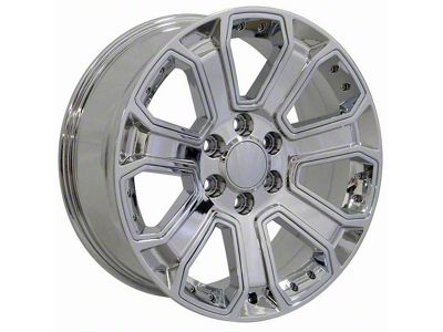 OE Revolution G-06 Hyper Silver 6-Lug Wheel; 22x9; 31mm Offset (23-24 Canyon)