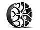 OE Revolution G-09 Gloss Black and Machined 6-Lug Wheel; 24x10; 24mm Offset (23-25 Canyon)