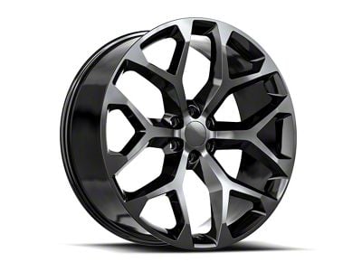 OE Revolution G-09 Gloss Black 6-Lug Wheel; 24x10; 24mm Offset (23-25 Canyon)