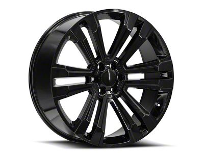 OE Revolution G-10 Gloss Black and Machined 6-Lug Wheel; 26x10; 31mm Offset (23-25 Canyon)