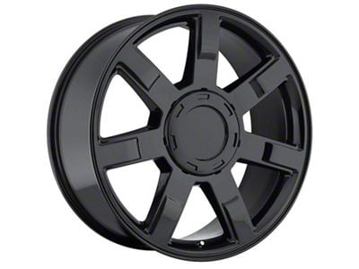 OE Revolution 122 Gloss Black 6-Lug Wheel; 22x9; 31mm Offset (23-24 Colorado)