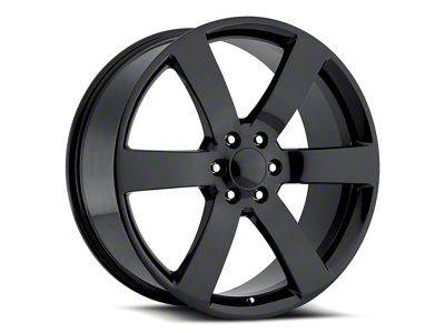 OE Revolution 165 Gloss Black 6-Lug Wheel; 24x10; 31mm Offset (23-25 Colorado)