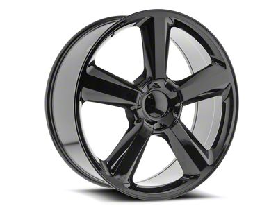 OE Revolution C-01 Gloss Black 6-Lug Wheel; 24x10; 31mm Offset (23-25 Colorado)